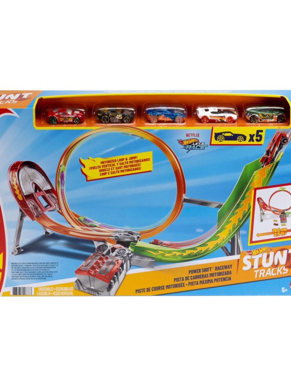 Hot Wheels Action Power Shift Motorized Raceway Track Playset - New / Sealed